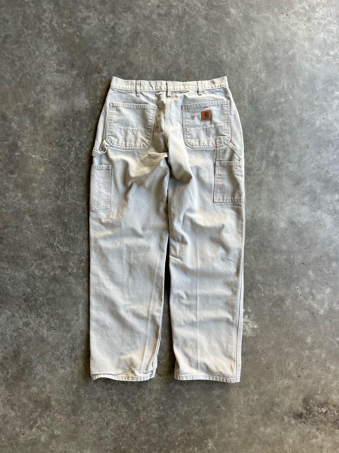 Vintage Beige Carhartt Carpenter Pants - 32