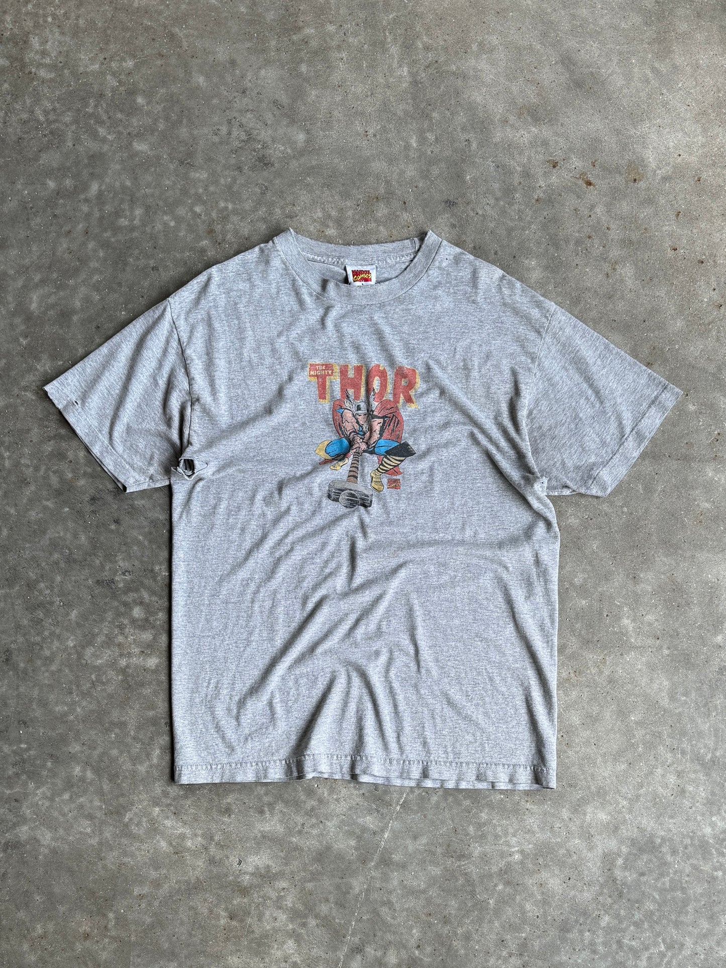 Faded Marvel Thor Comics Shirt - L