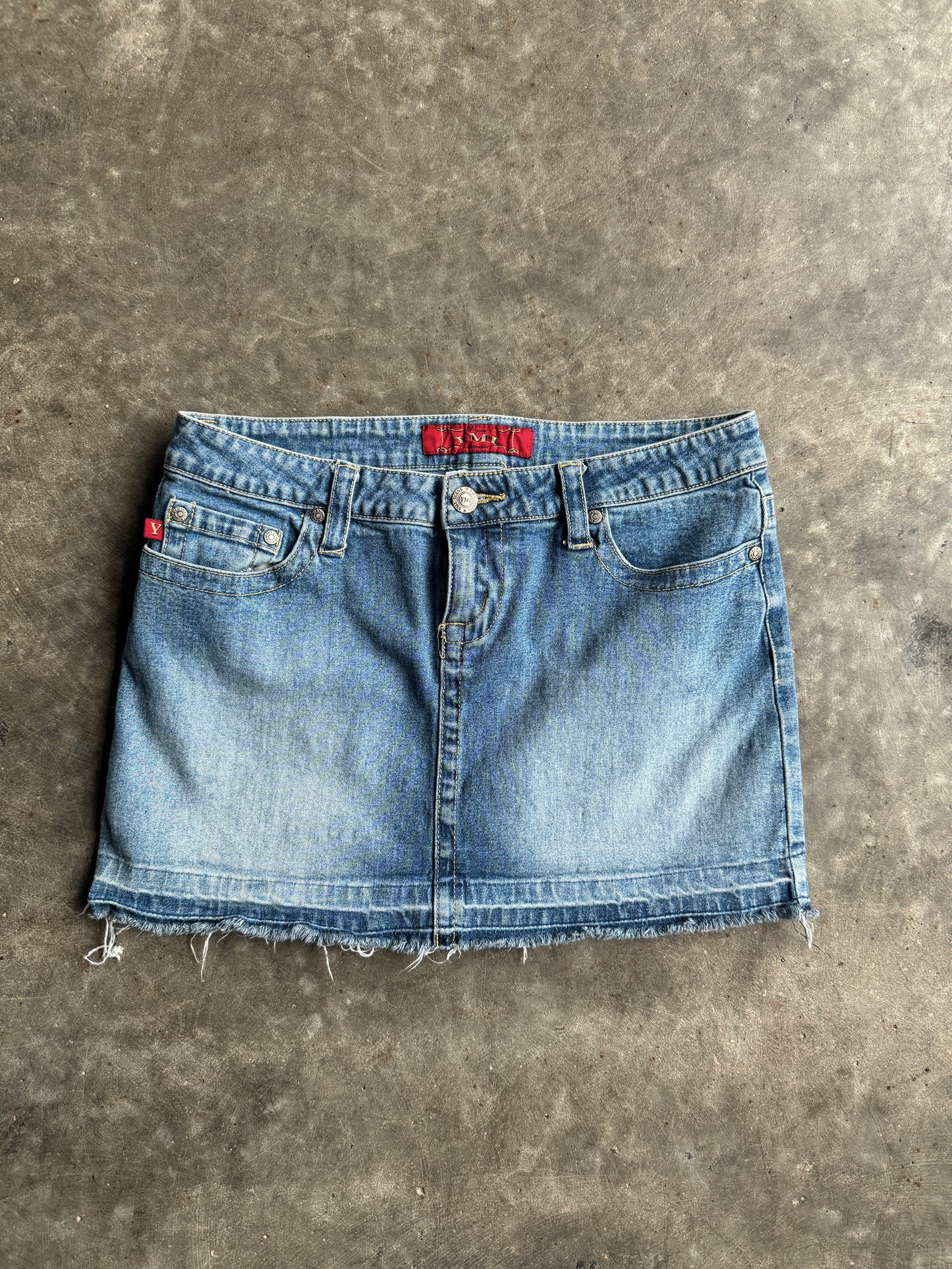 Vintage YMI Denim Mini Skirt - 30