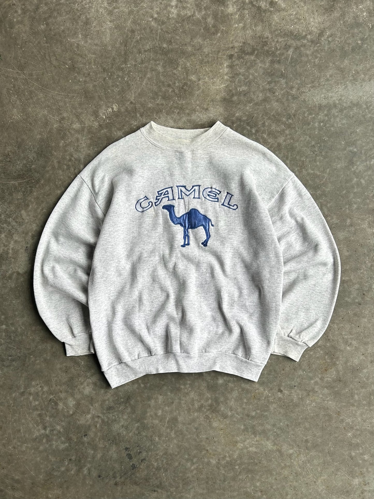 Vintage Grey Camel Crew - L