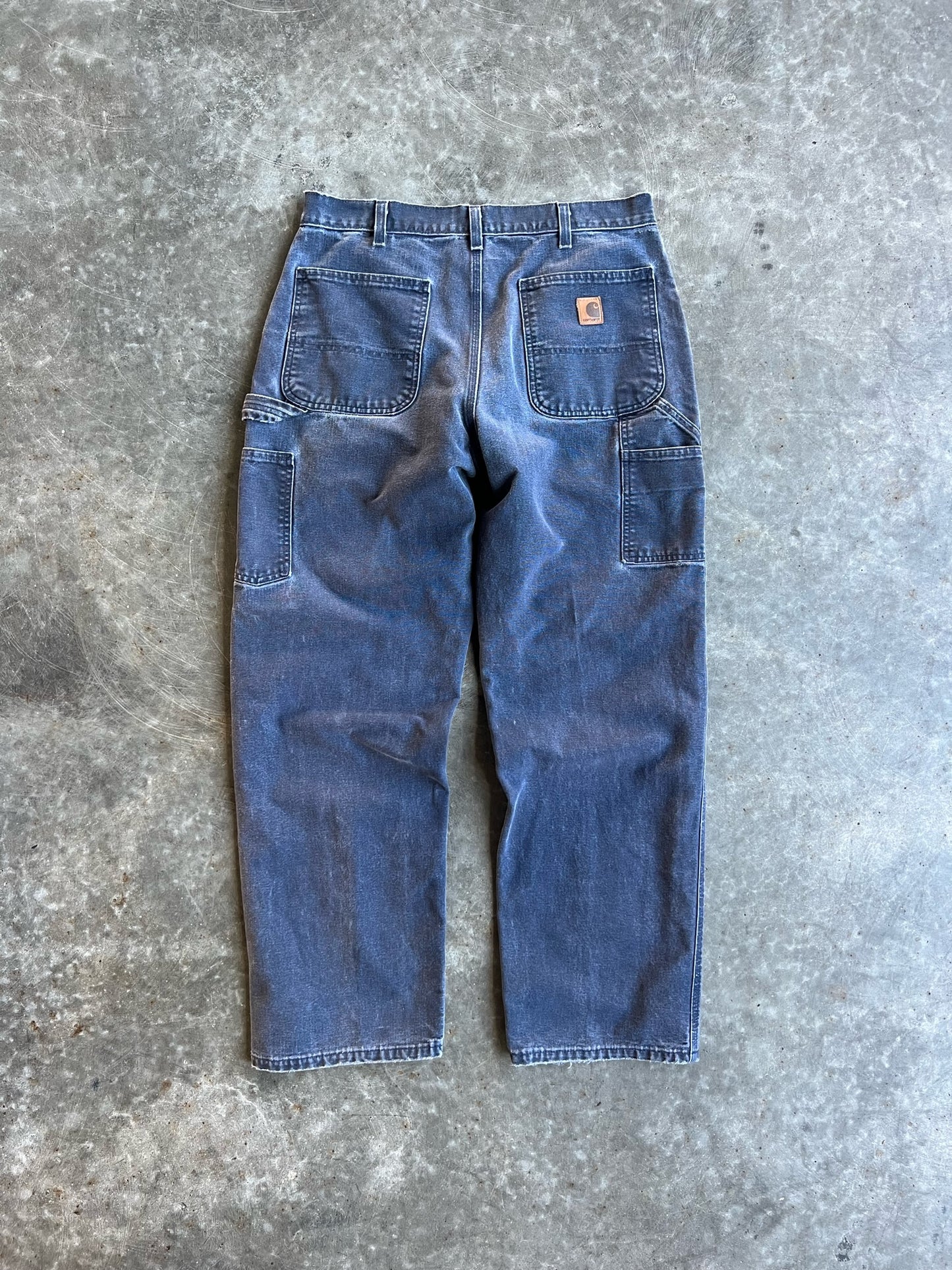 Vintage Navy Carhartt Carpenter Pants - 34