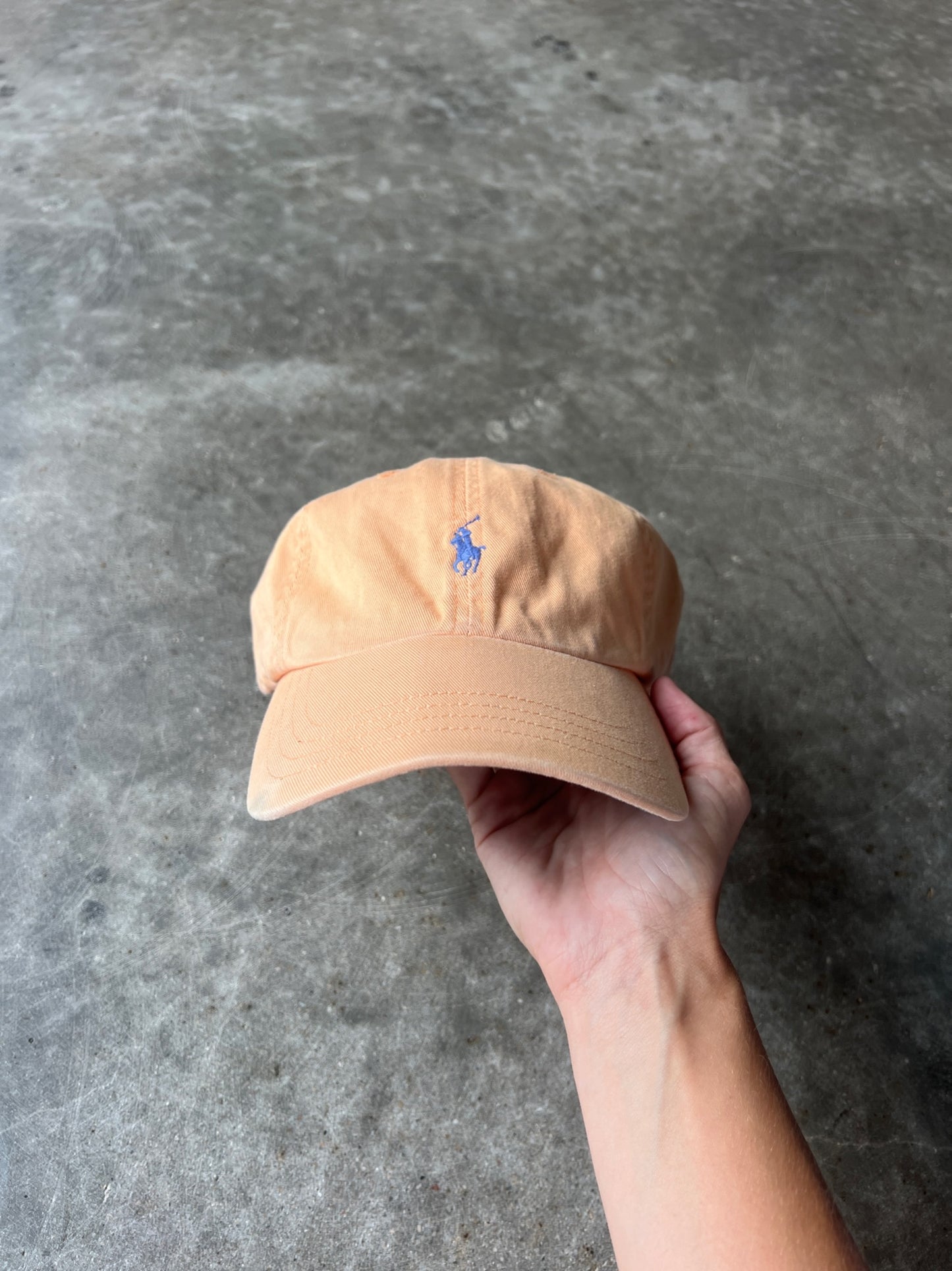 Orange Polo Ralph Lauren Adjustable Hat