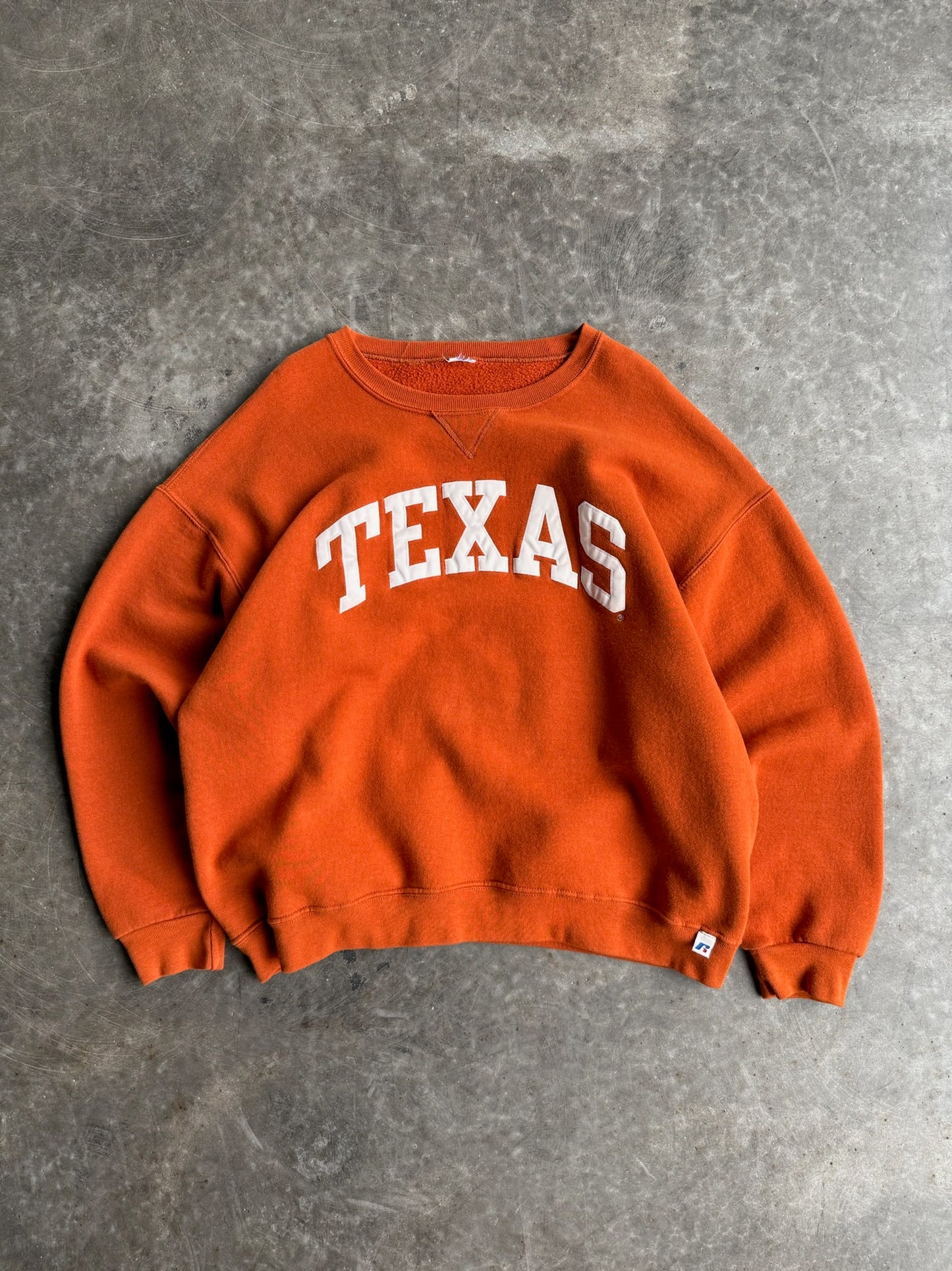 Vintage Orange Texas Crew - XL