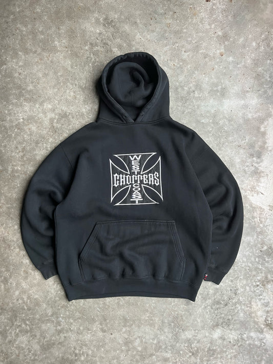 Vintage West Coast Chopper Hoodie - XL