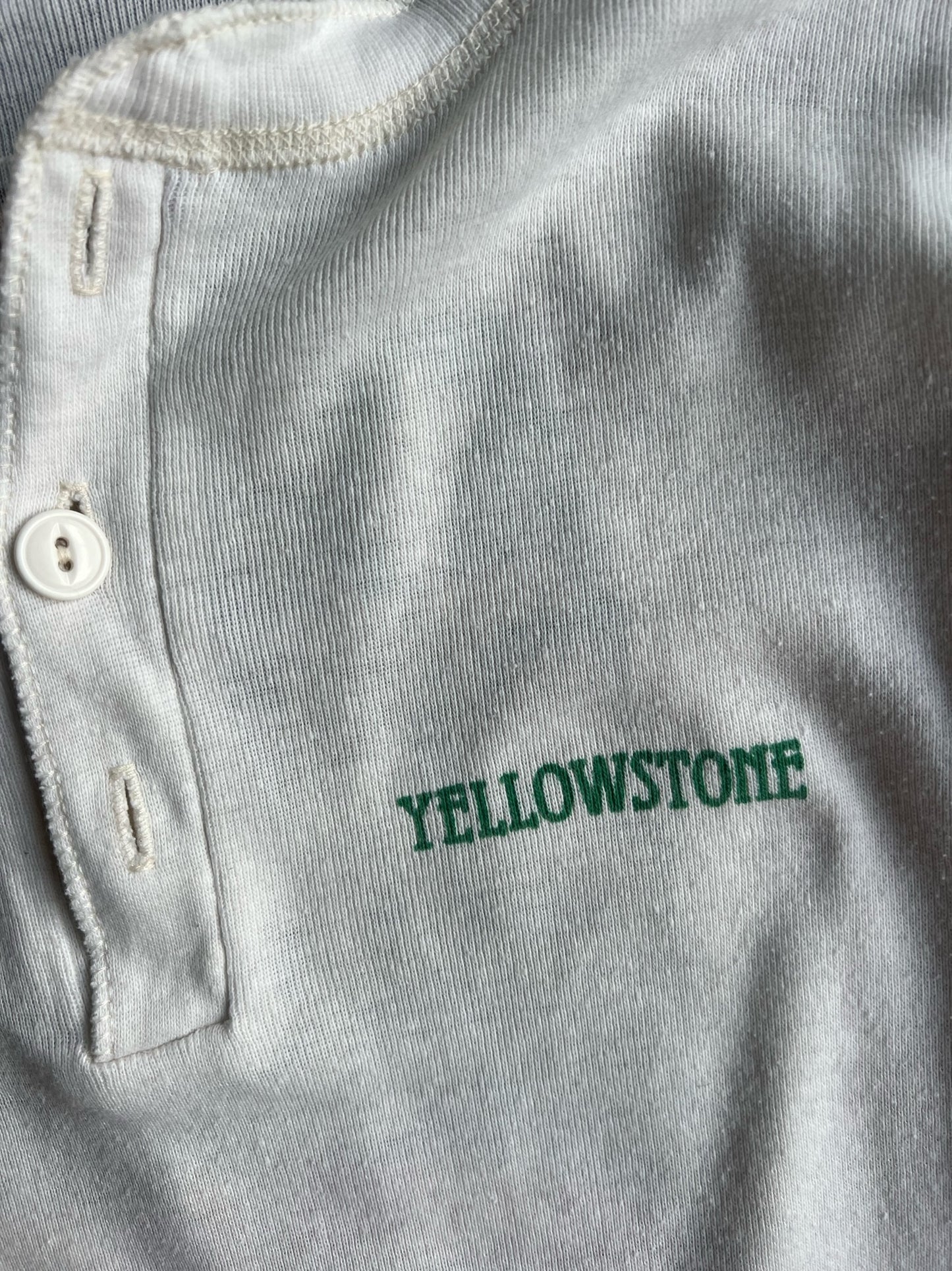 Vintage White Yellowstone Long sleeve Shirt - S