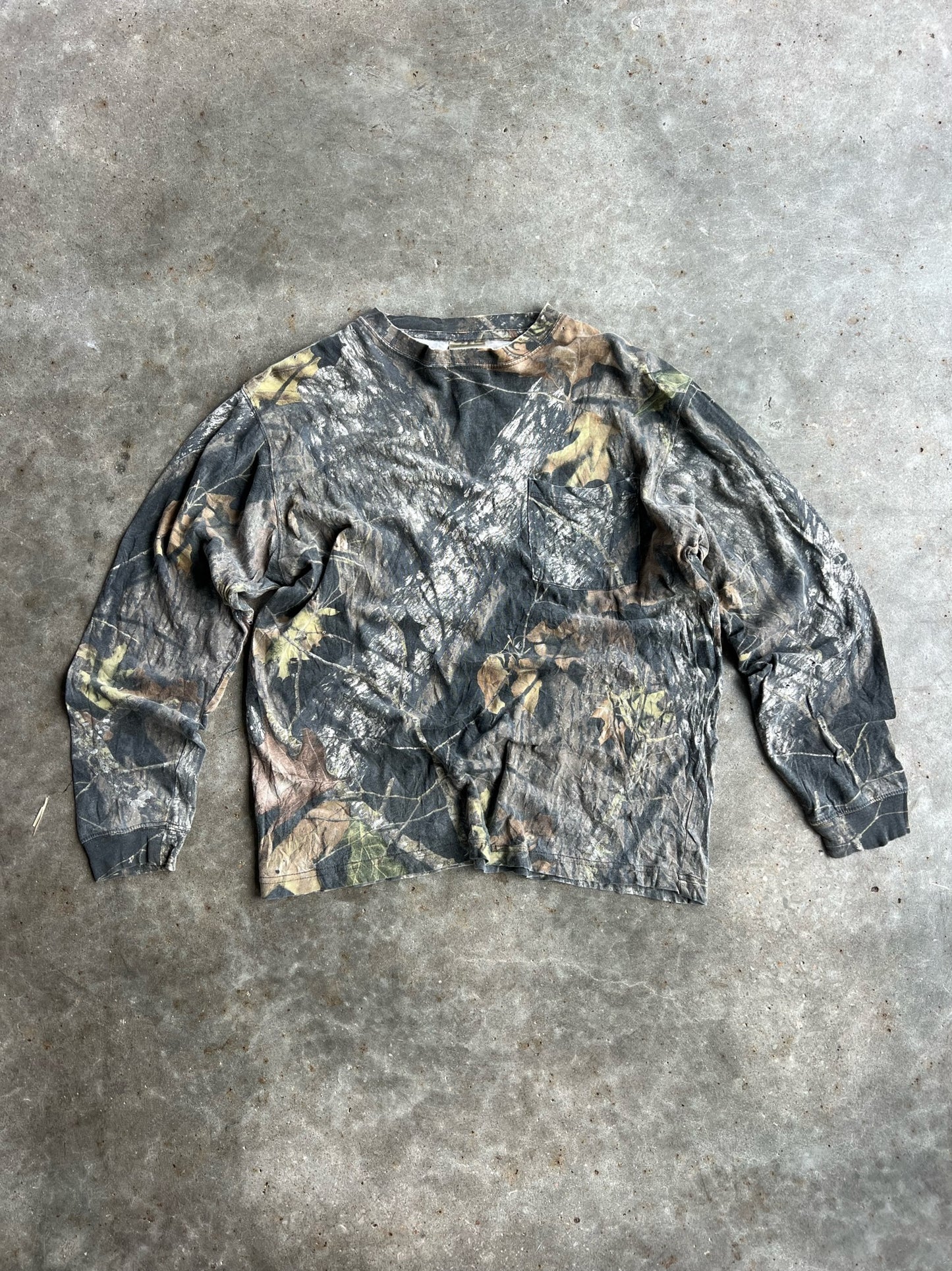 Vintage Field Staff Camo Long Sleeve Shirt - L