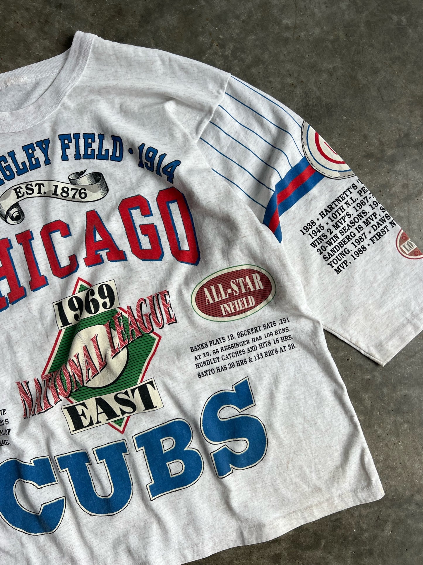 Vintage Long Gone Chicago Cubs Shirt - L