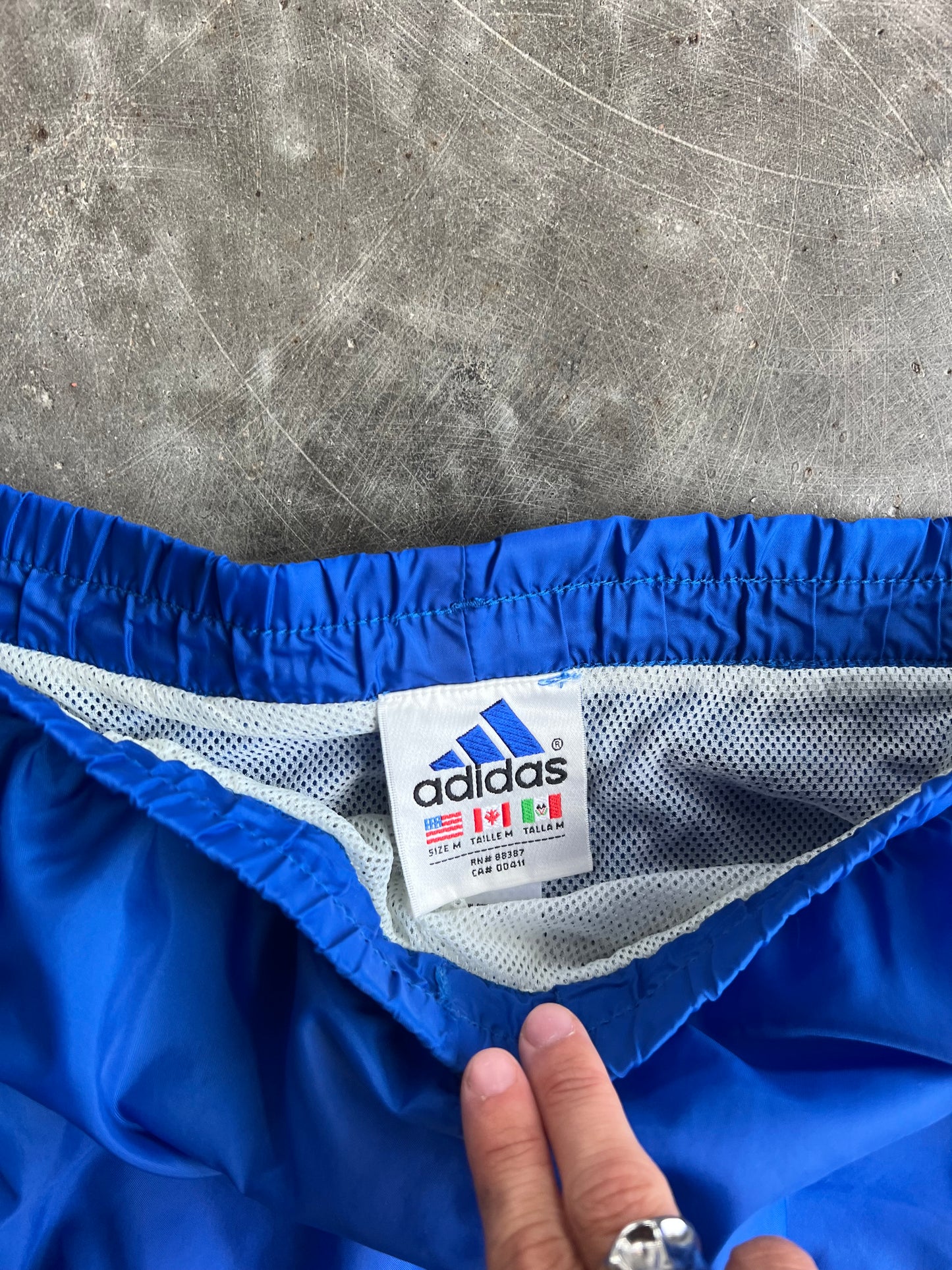 Vintage Blue Adidas Shorts - M