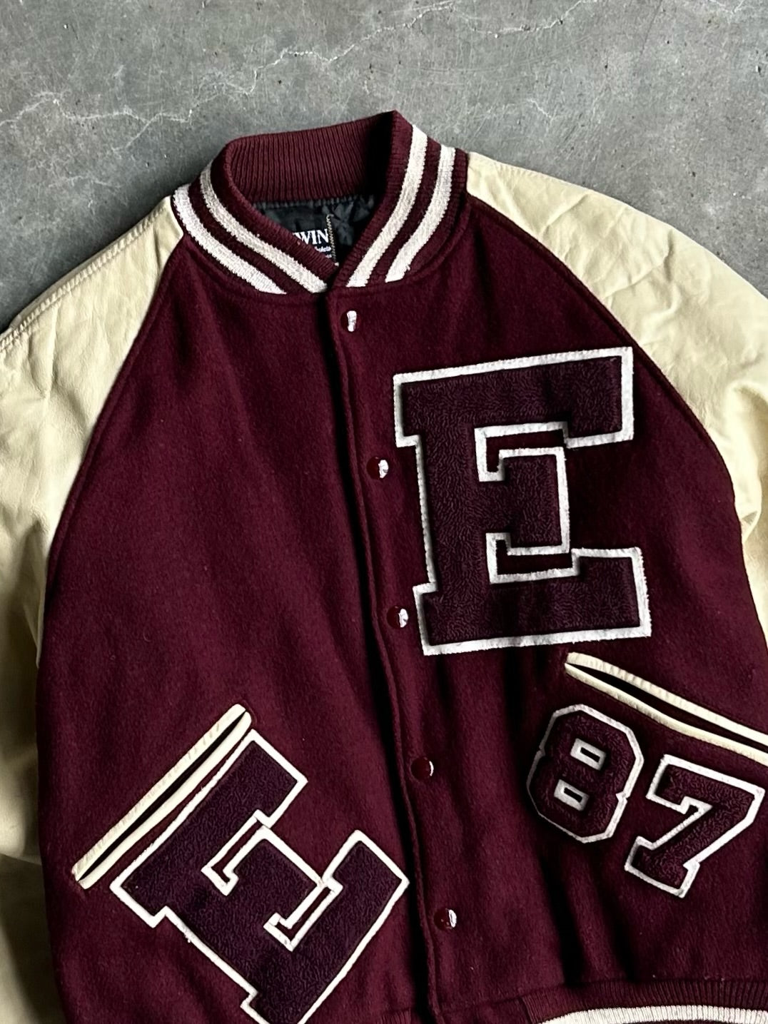 Vintage Elquin Maroons Varsity Jacket - L