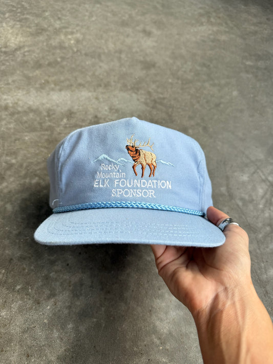 Vintage Elk Foundation Adjustable Hat