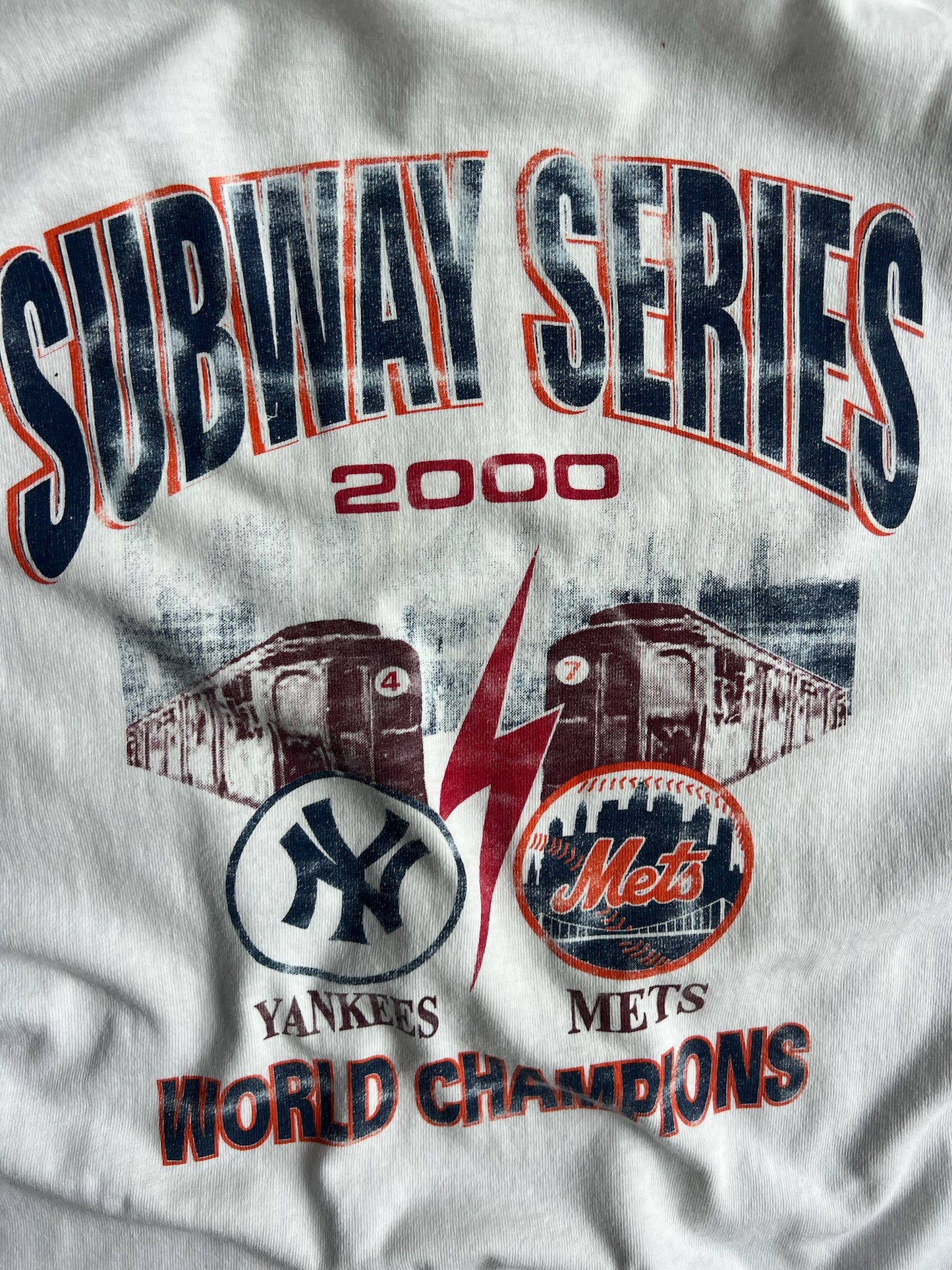 Vintage Subway Series Yankees Vs. Mets Shirt - XL