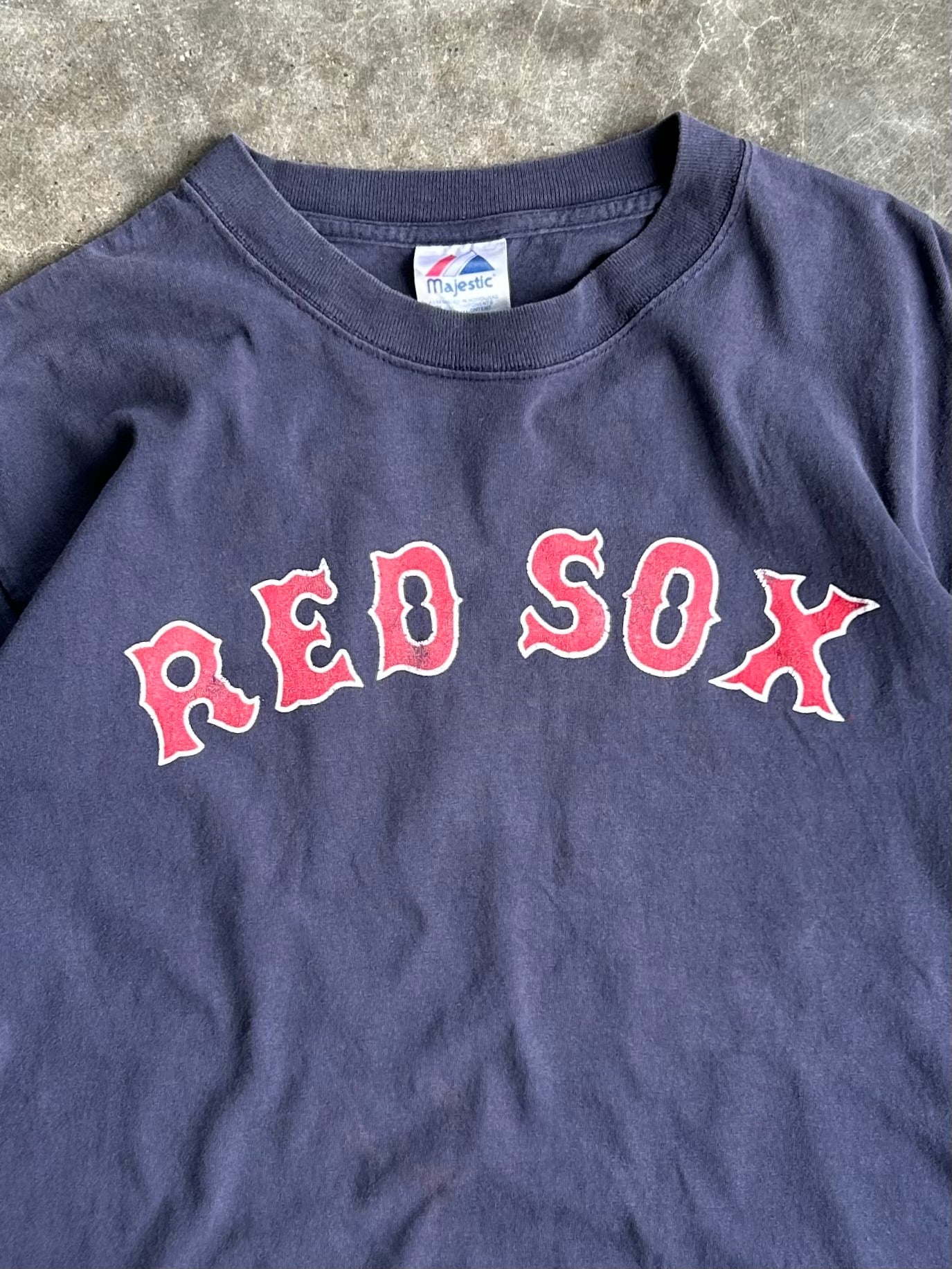 Vintage Navy Boston Red Sox Tee - L