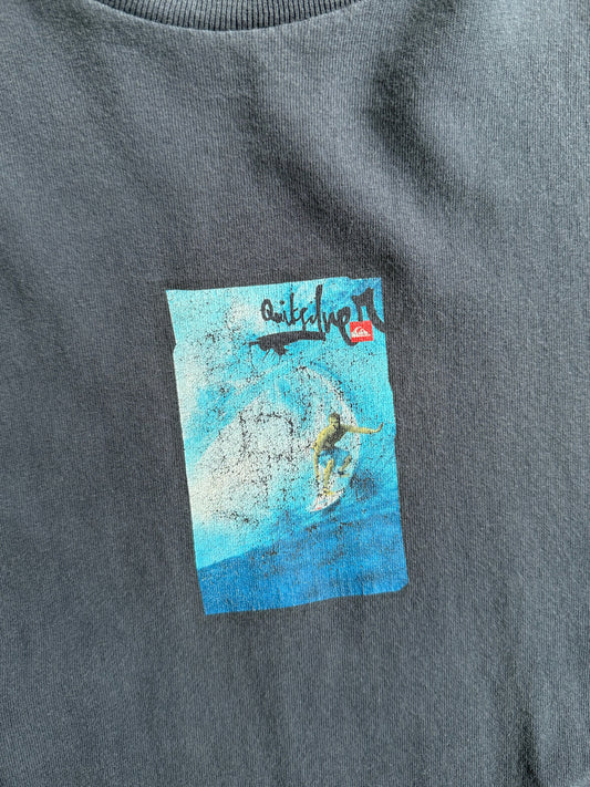 Vintage Faded QuikSilver Graphic Tee - L
