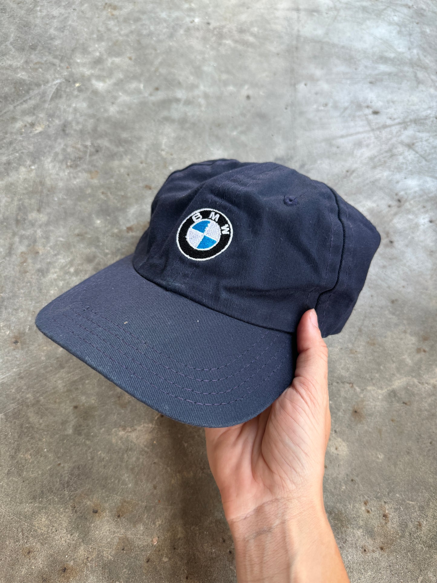 Vintage Navy BMW Adjustable Hat