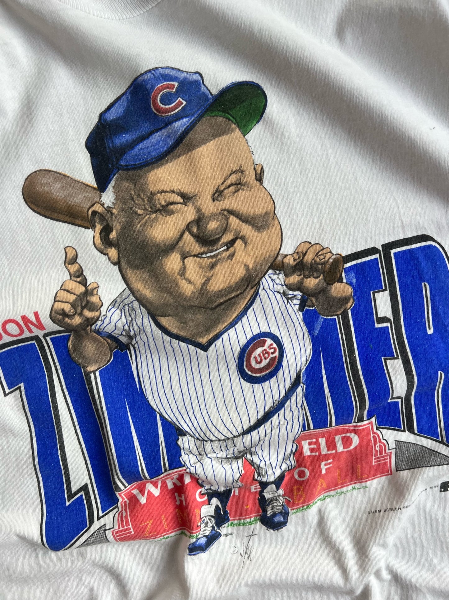 Vintage ‘89 Single Stitch Don Zimmer Cubs Shirt - XL