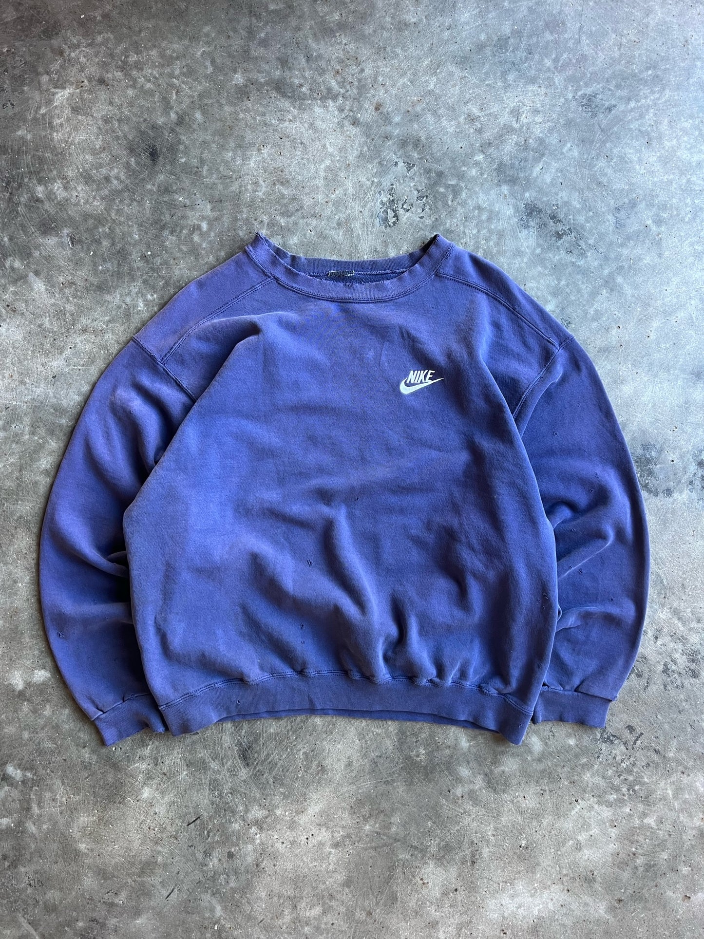 Vintage Purple Mini Nike Swoosh Crew - L