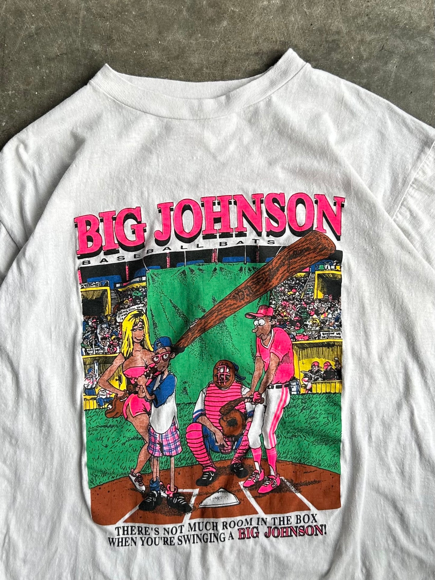 Vintage Big Johnson Baseball Tee - L