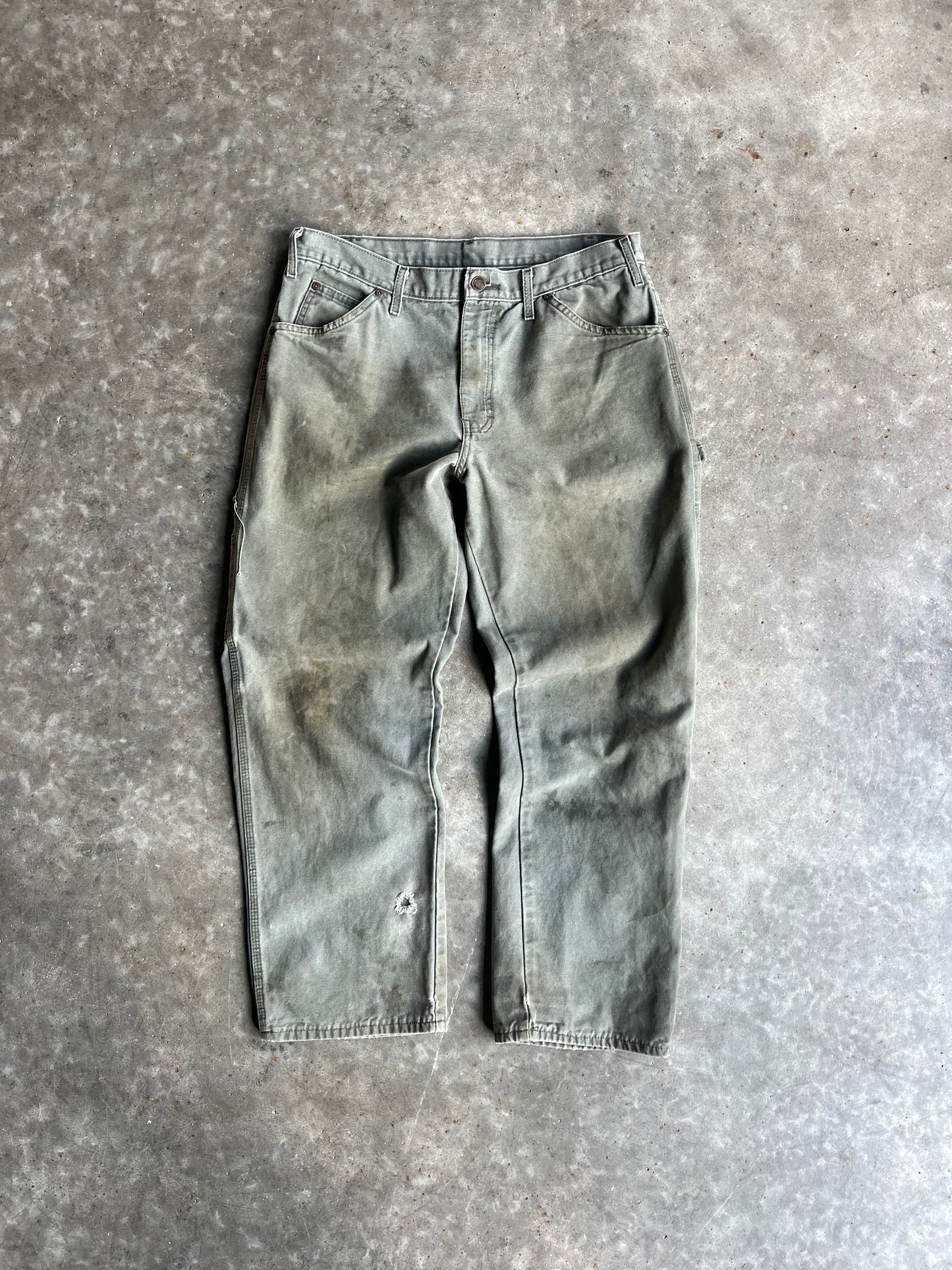 Vintage Green Dickies Carpenter Pants - 34