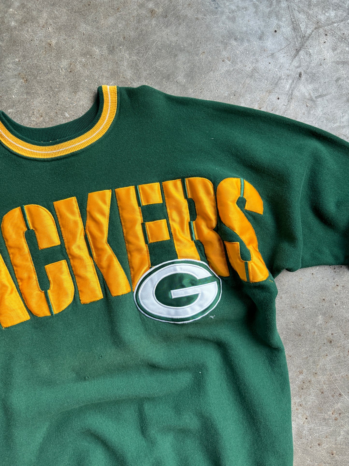 Vintage Green Bay Packers Crew - L