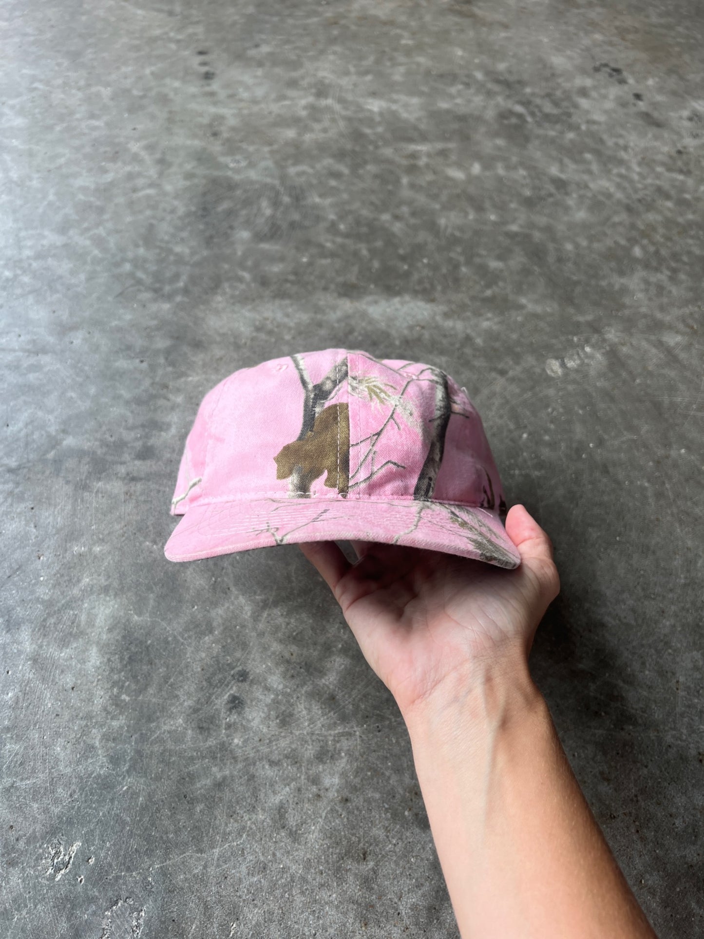 Real Tree Pink Camo Adjustable Hat