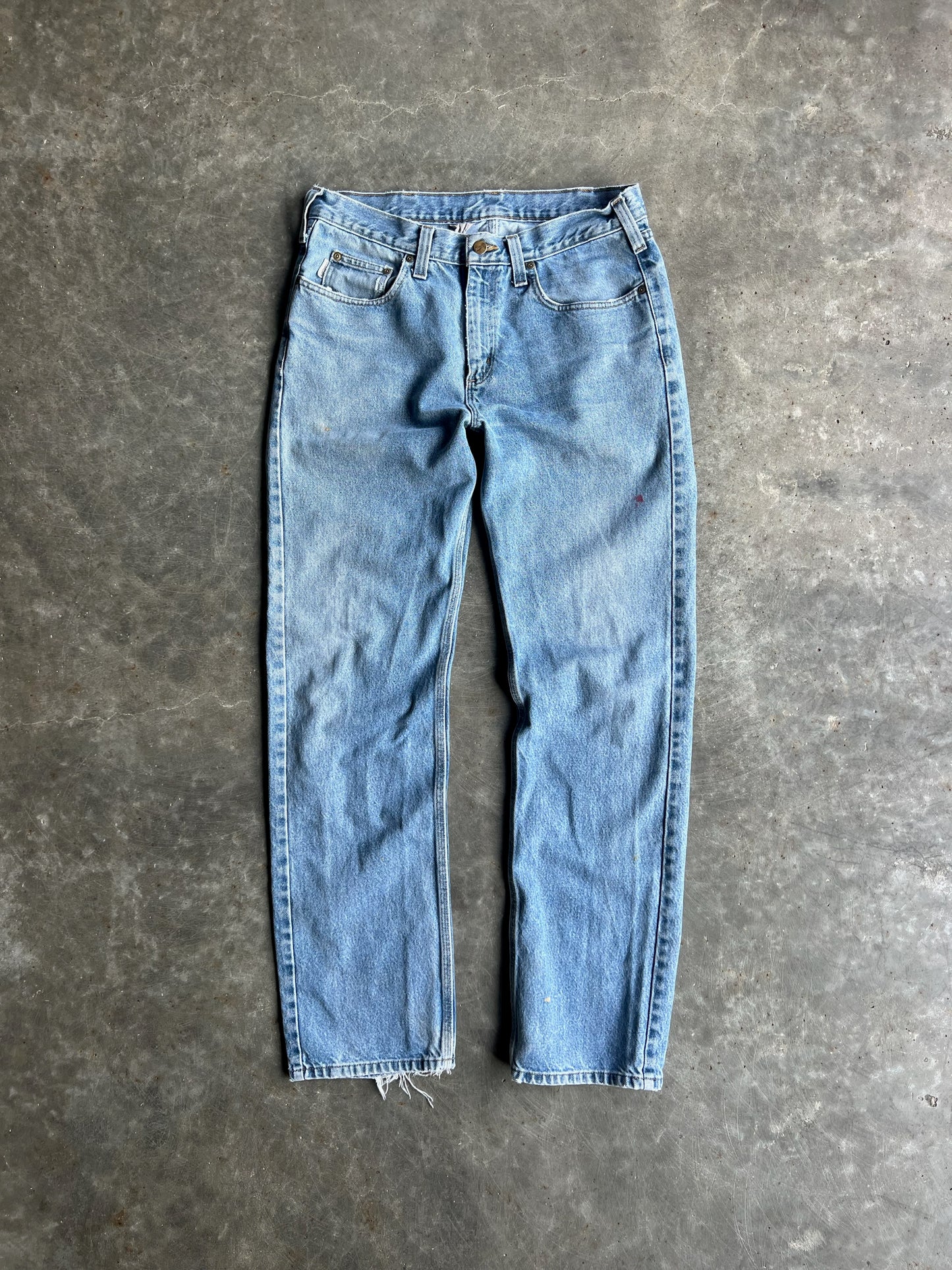 Vintage Medium Wash Carpenter Pants - 34