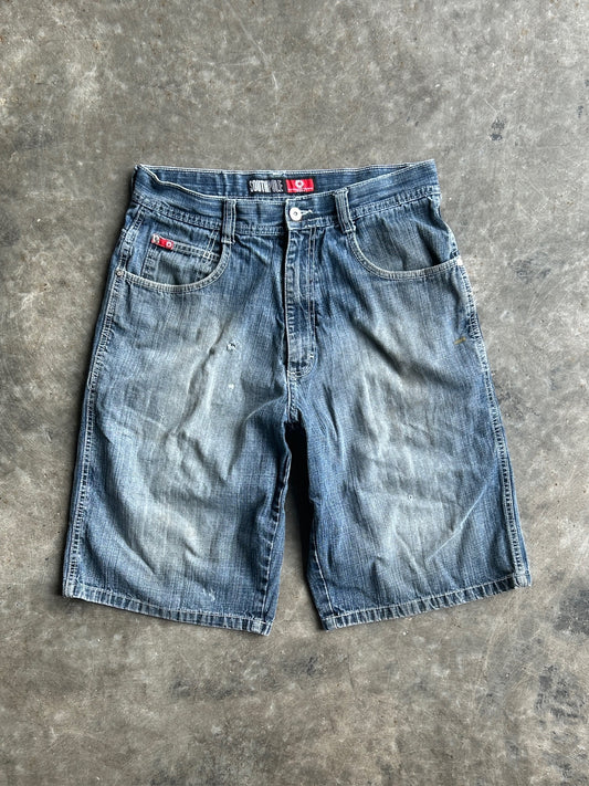 Vintage Faded Southpole Denim Shorts - 32