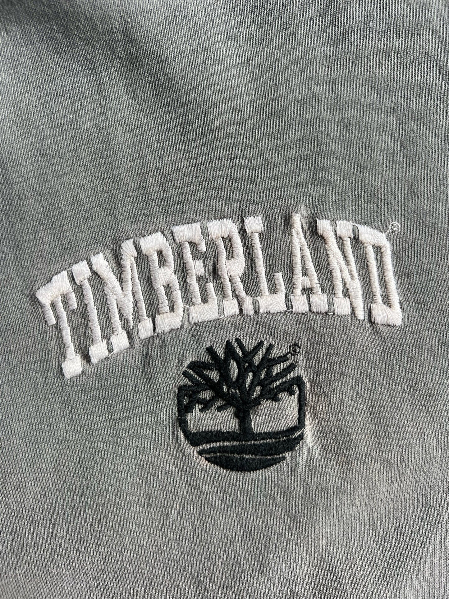 Vintage Grey Embroidered Timberland Shirt - XL