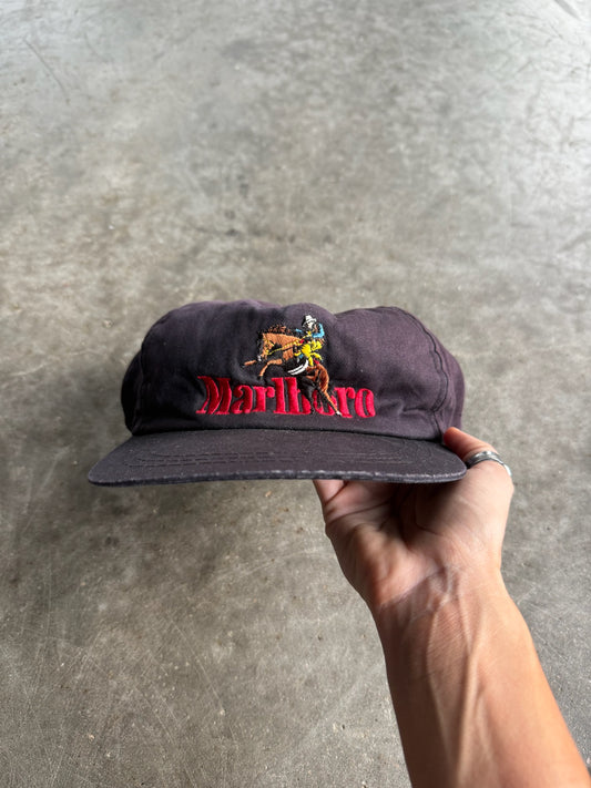 Vintage Distressed Marlboro Snapback Hat