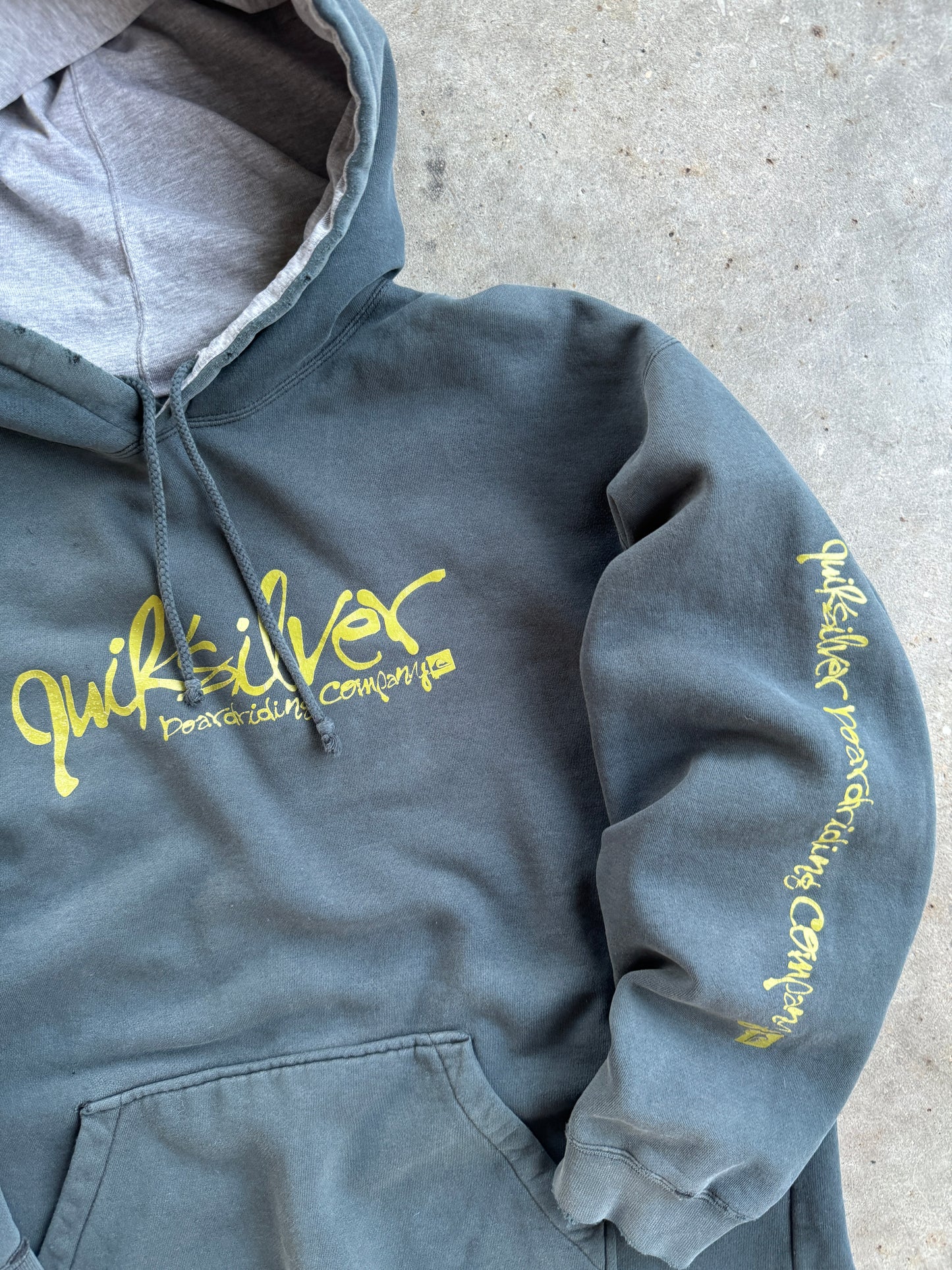 Vintage Quiksilver Boardriding Hoodie - M