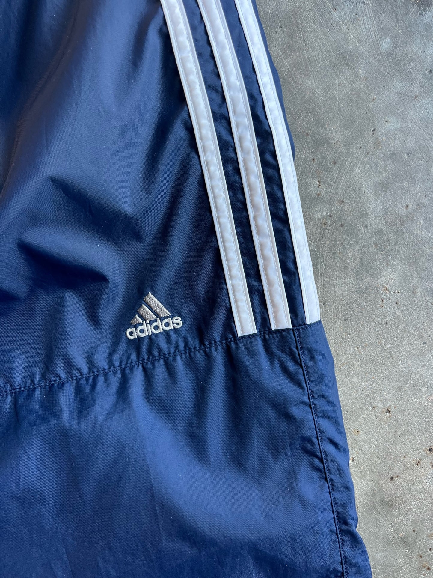 Vintage Navy Adidas Track Pants - XL