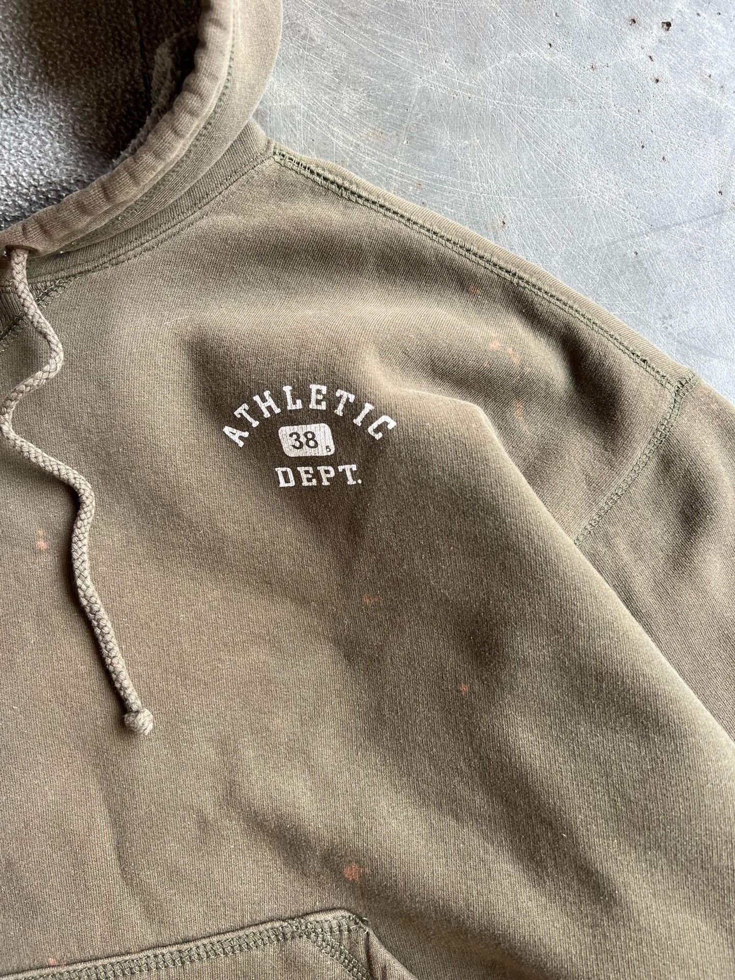 Vintage Army Green Athletic Dept. - XL