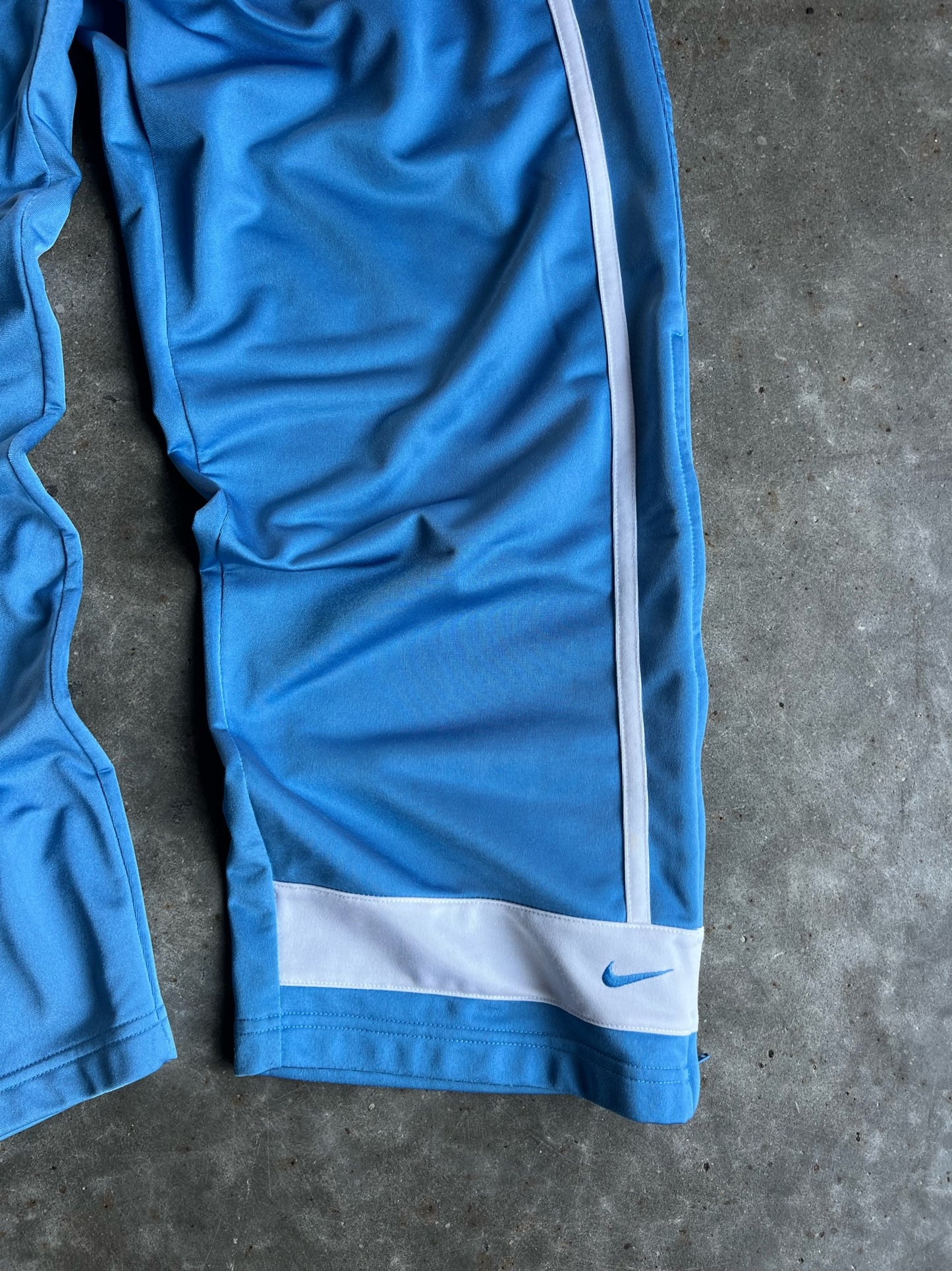 Vintage Baby Blue Nike Track Pants - L