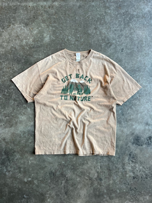 Vintage Get Back To Nature Shirt - XL