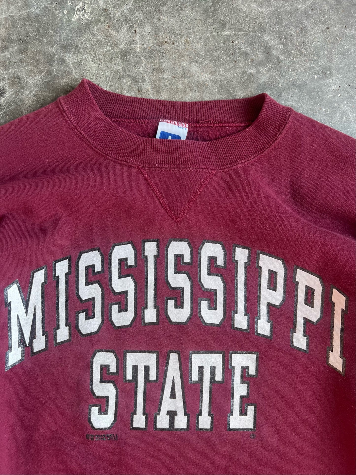 Vintage Mississippi State University Crew - XL