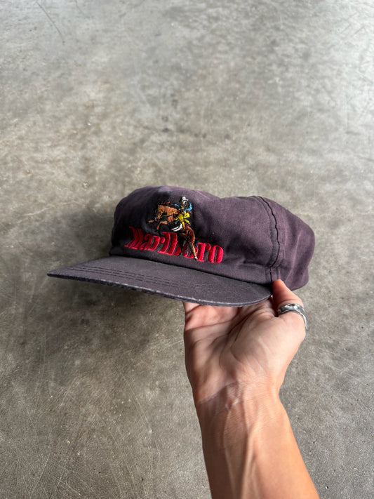 Vintage Distressed Marlboro Snapback Hat