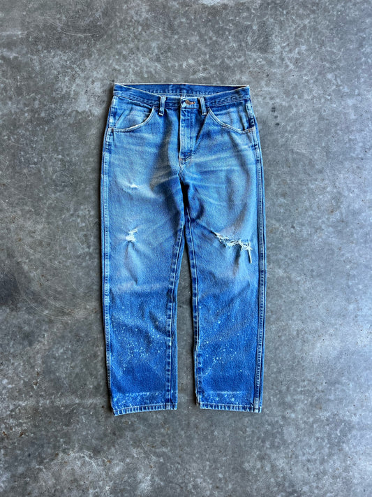 Vintage Faded Distressed Rustler Pants - 34