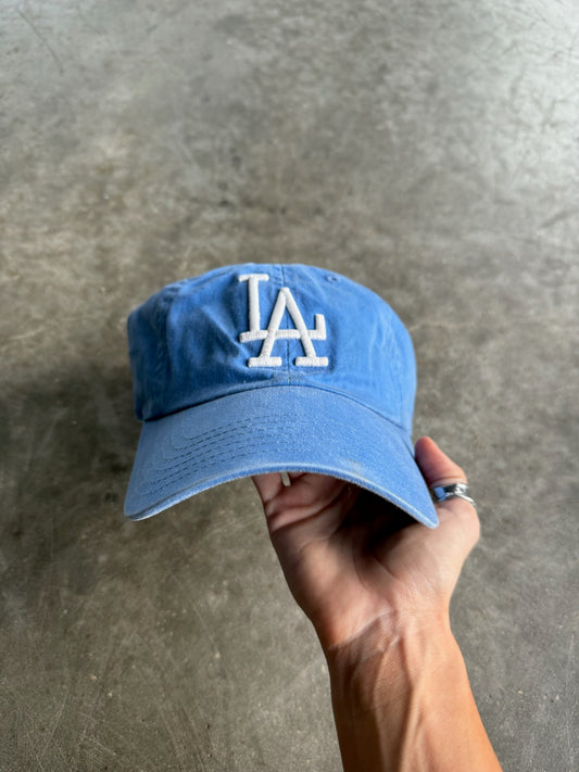 Vintage Distressed Blue LA Dodgers Adjustable Hat