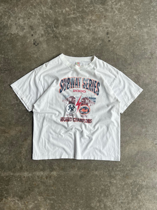 Vintage Subway Series Yankees Vs. Mets Shirt - XL