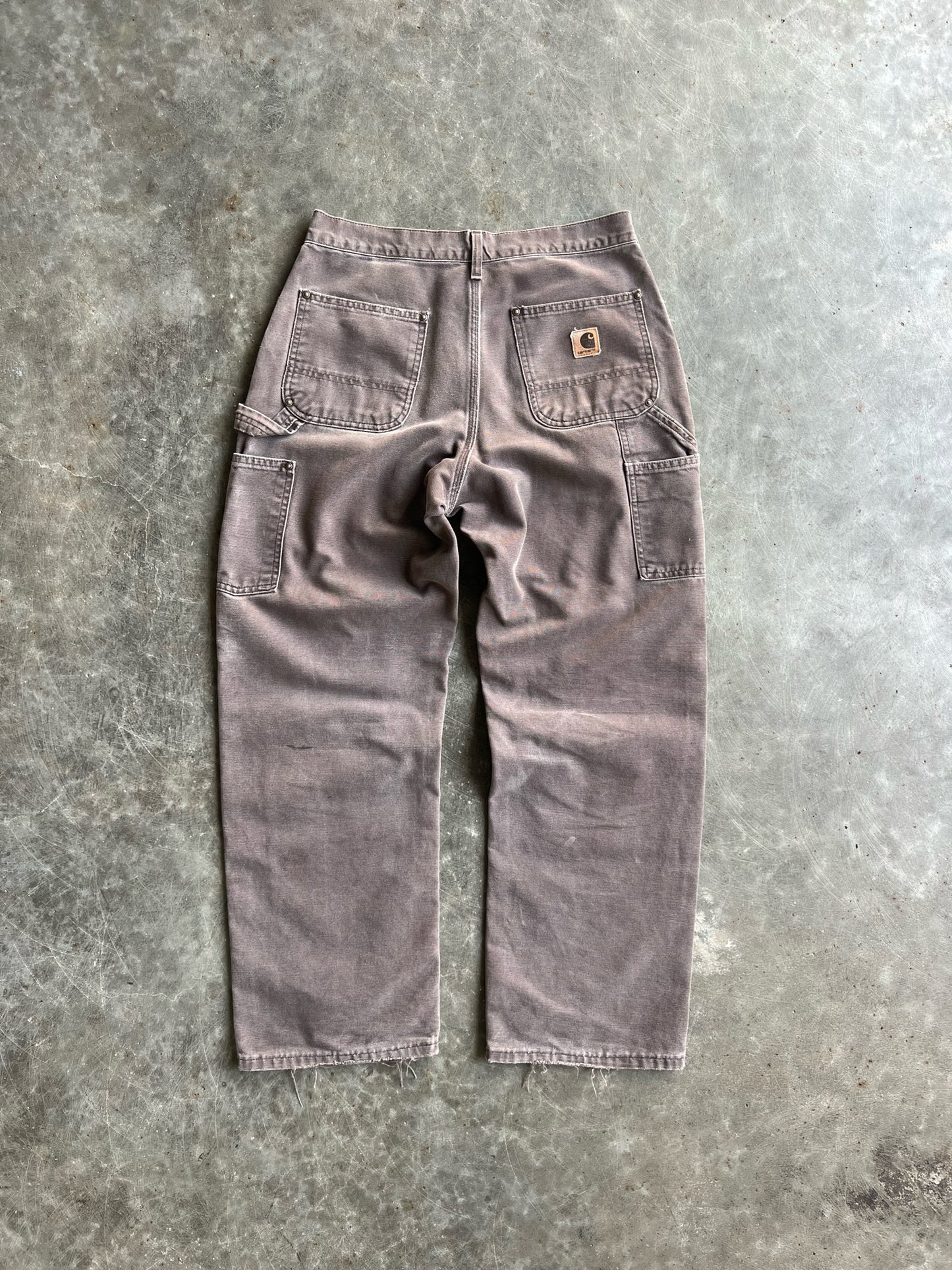 Vintage Faded Brown Carhartt Double Knee - 32