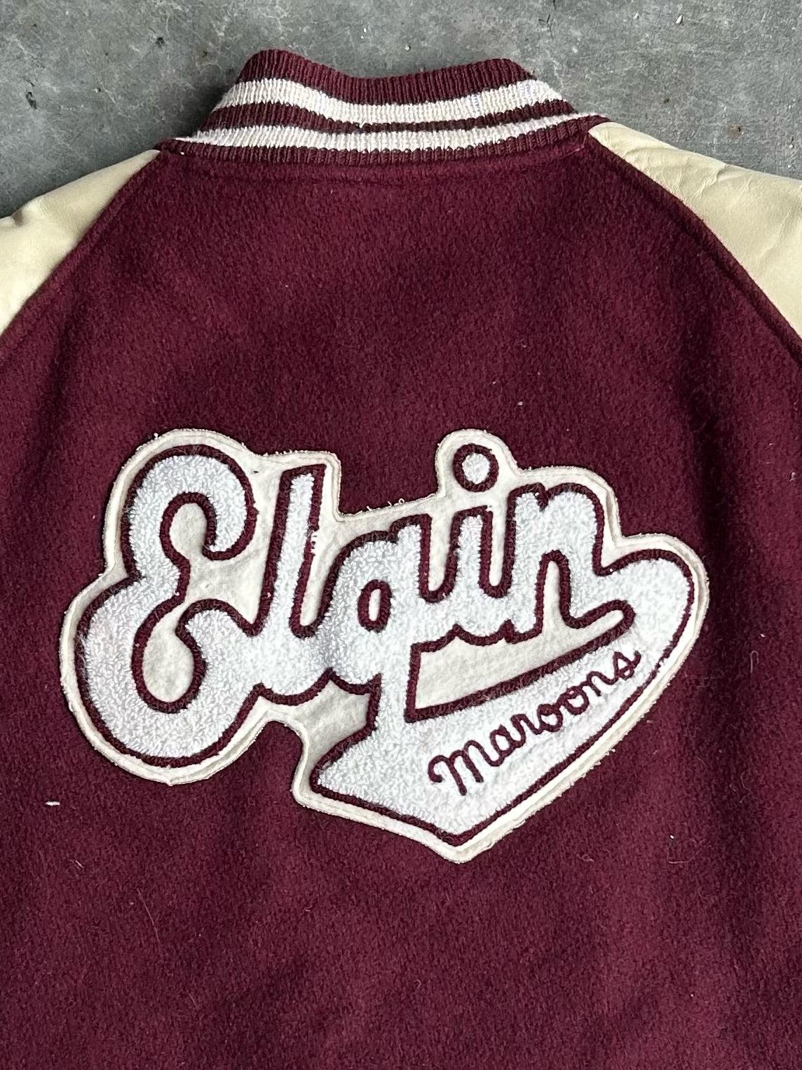 Vintage Elquin Maroons Varsity Jacket - L