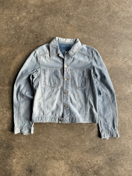 Vintage Unbranded Denim Crop Jacket - L