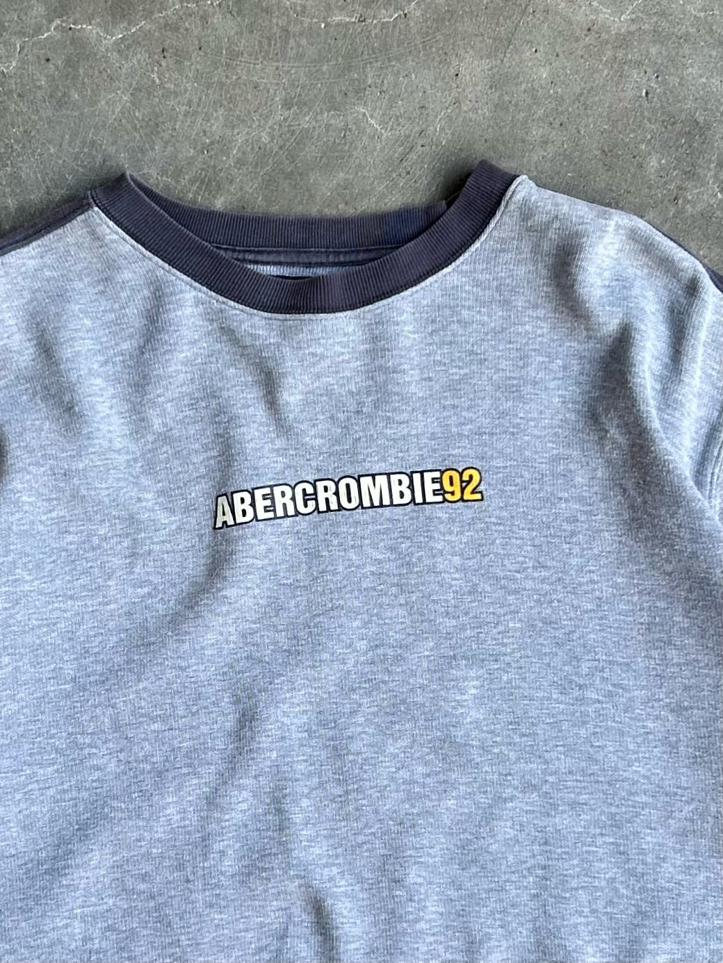 Vintage Grey Abercrombie 92 Crew - L