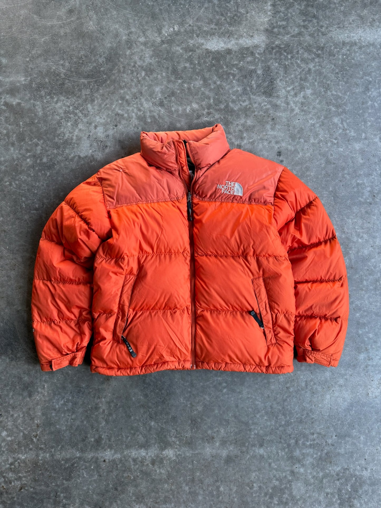 Vintage Orange North Face Puffer Jacket - L