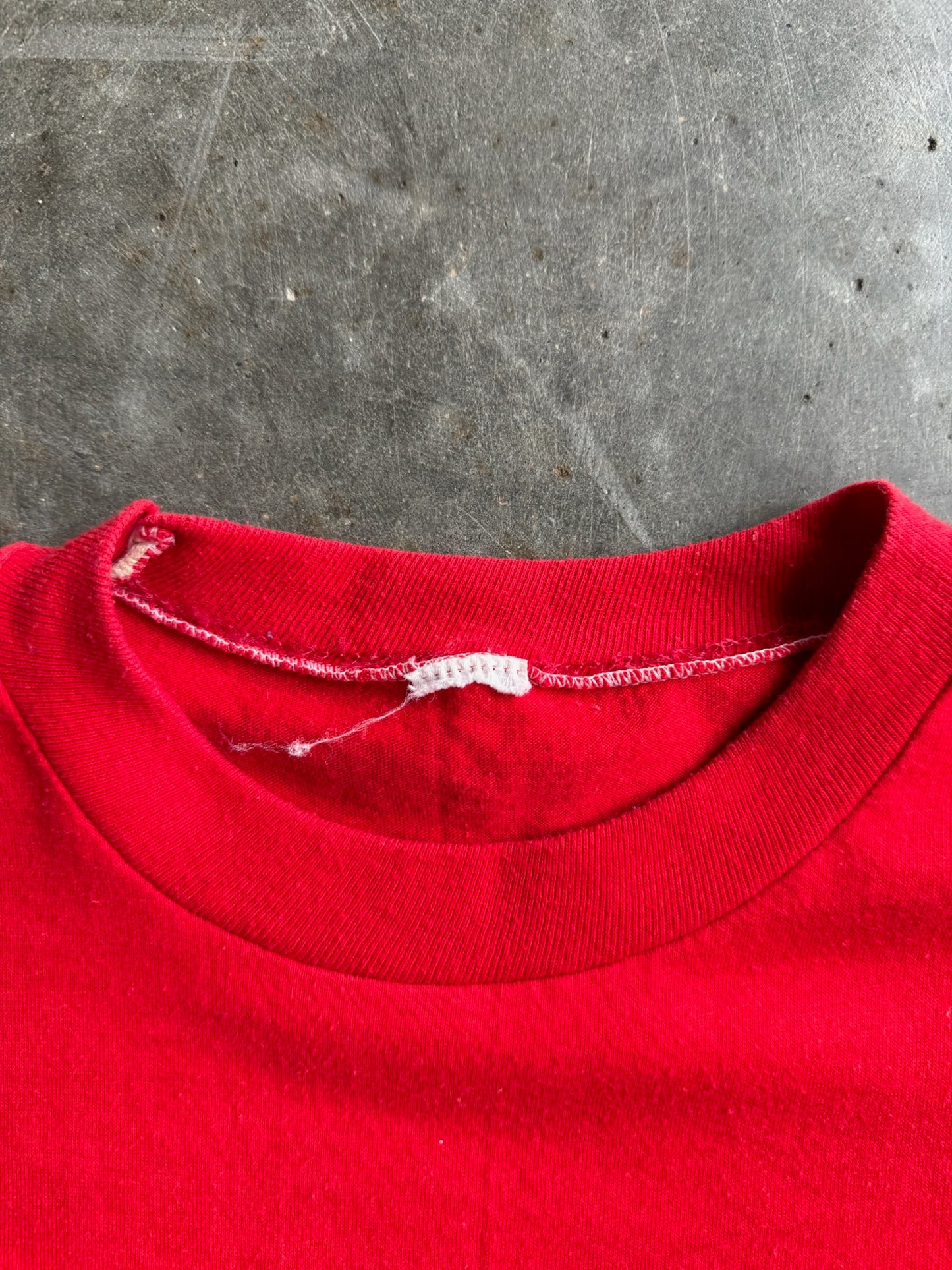 True Vintage Single Stitch Red Budwieser Distressed Tee - M