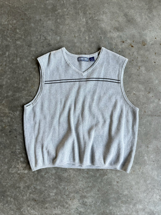 Vintage Structure Sweater Vest - XL