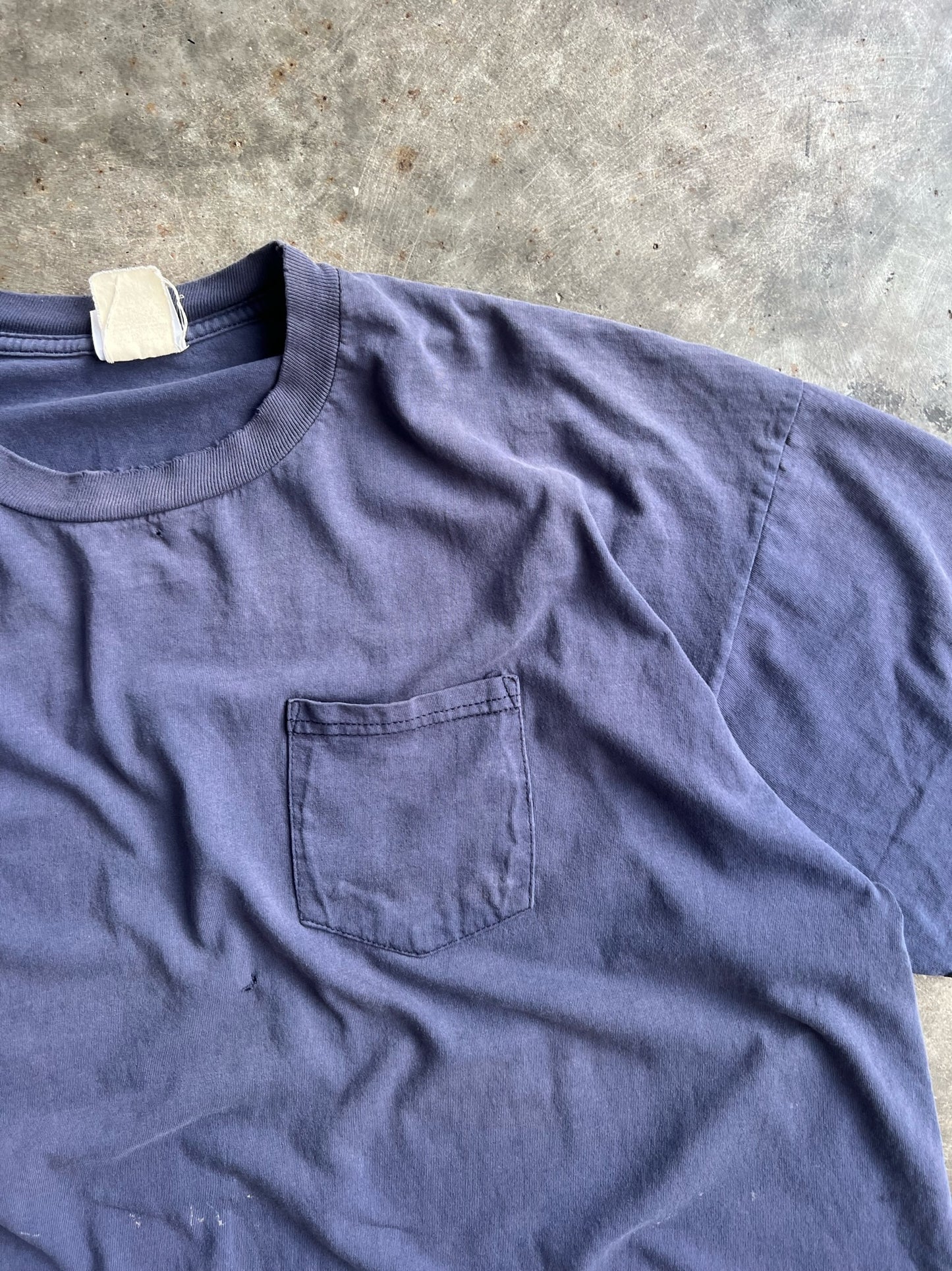 Vintage Blank Navy Shirt - XL