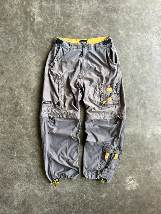 Vintage Wear First Grey/Yellow Cargo Pants - 34