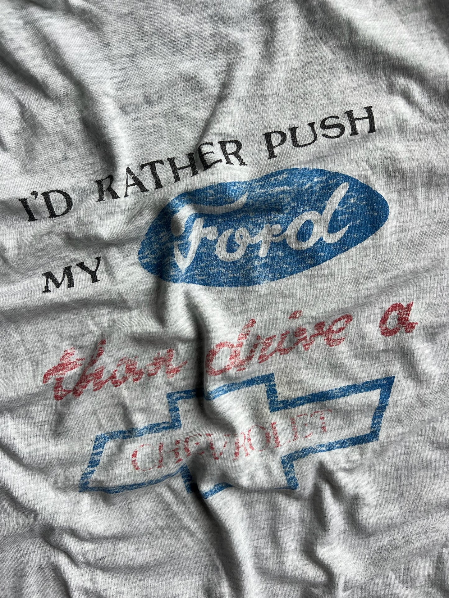 Vintage Faded Ford & Chevrolet Shirt - L