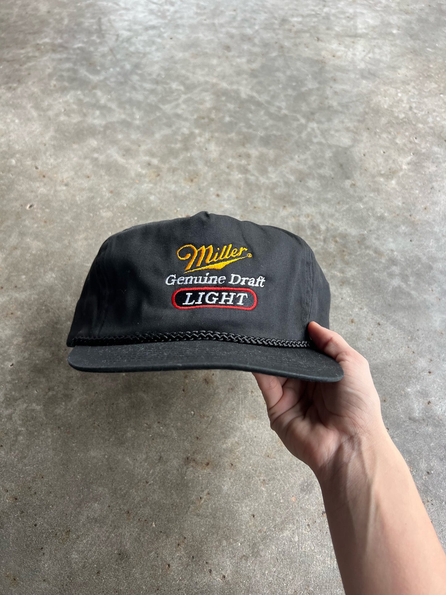 Vintage Miller Lite Genuine Draft Strapback Hat