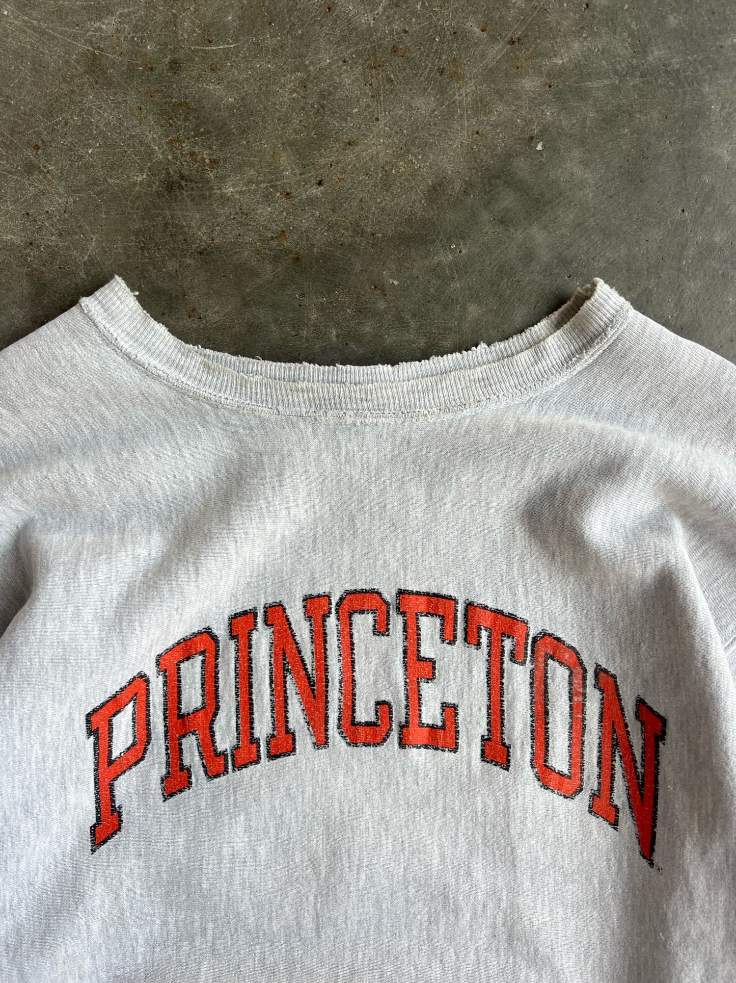 Vintage Grey Princeton Crew - XL